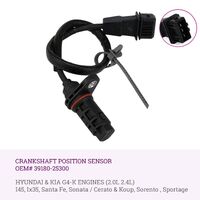Crankshaft Sensor for KIA CERATO &amp; KOUP TD 2.0L G4KD 2009-2013 3918025300