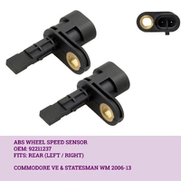 2 X Rear Abs Wheel Speed Sensor 92211237 For Holden Commodore Ve Statesman Wm